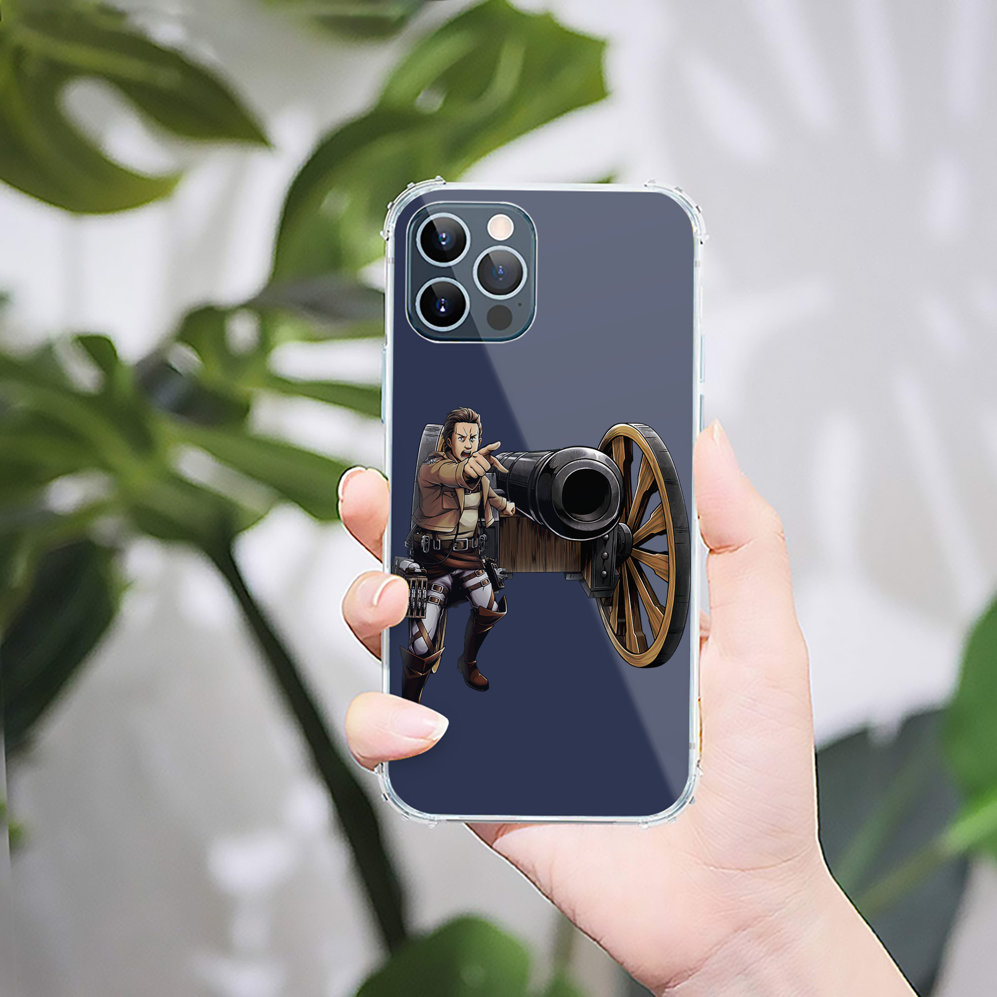 （画像用） 進撃の巨人 Attack on Titan 【iPhone 12シリーズ対応】透明スマホケース（クリアソフトケース）